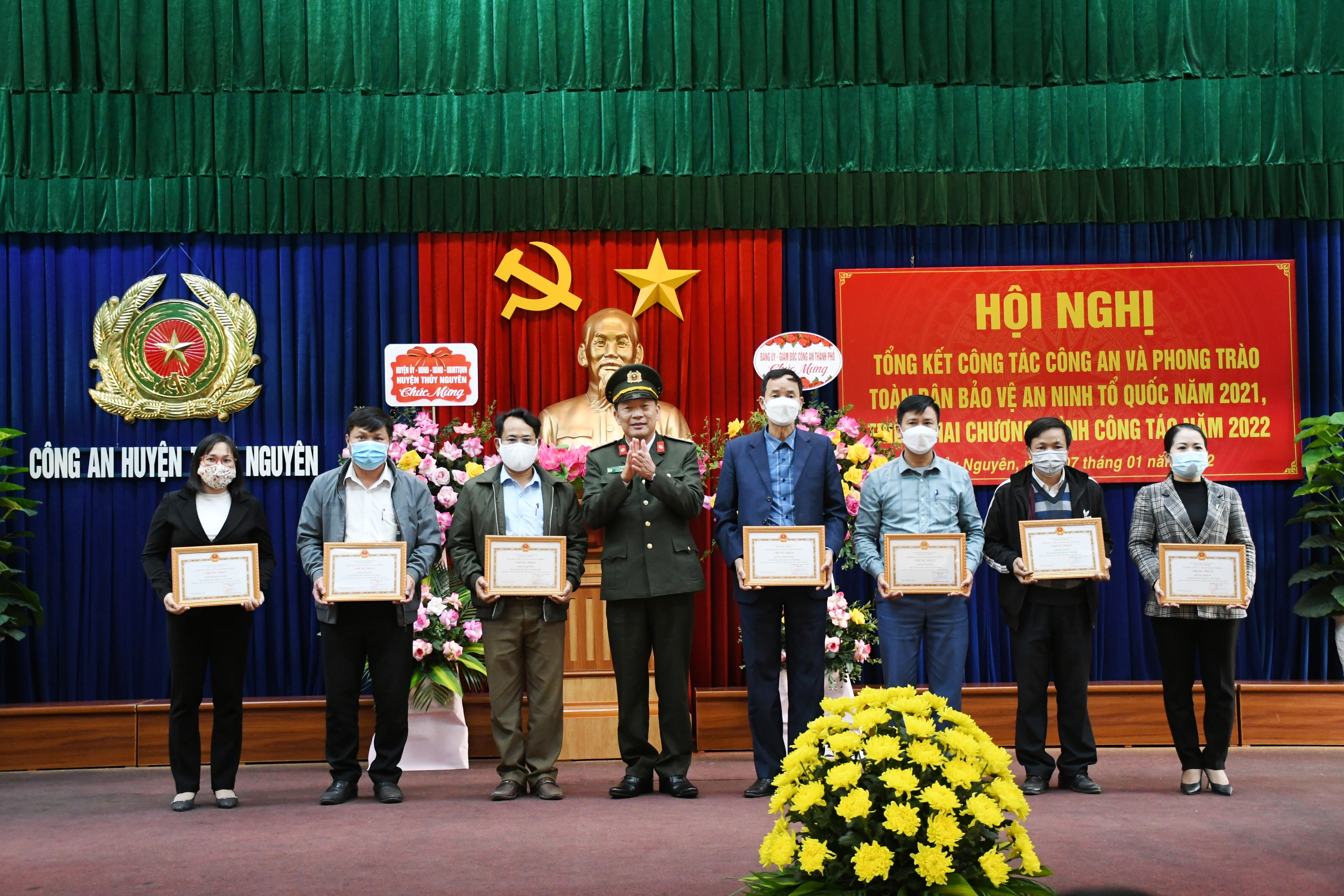 Công an huyện Thủy Nguyên triển khai công tác năm 2022